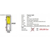 Balkona Durvis H2410x700